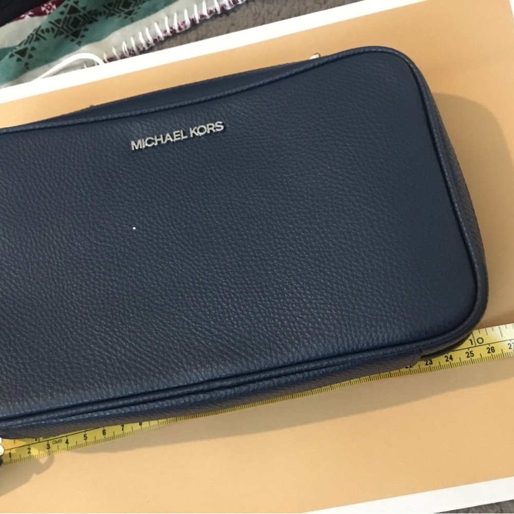 NWT Michael Kors Mens Cooper Tech Travel Organizer- Navy Blue - Picture 7 of 10